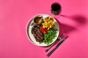 London Classic Sirloin Steak, Fries & Drink Activity Weekend Ideas