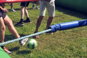 Cheddar Human Table Football Corporate Event Ideas