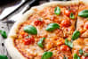 An image of a delicious looking pizza