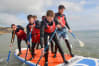 Group of stags paddleboarding