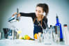 Tipsy cocktail making