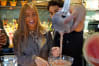 Hen doing cocktail making class las iguanas