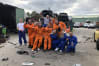Chillisauce team car smash