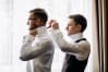 groom getting ready