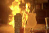 flaming