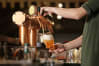 Beer tasting Stock Image