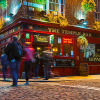 Temple Bar area in Dublin