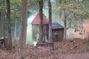 Skirmish Dorset - church smoke zone