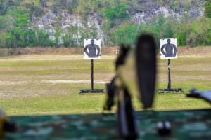 Target shooting site