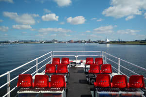 Cardiff cruises - interior of boat