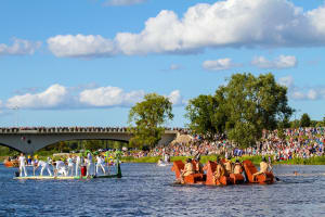 Latvia’s Milk Carton Boat Race