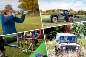 Rage Buggies, Blind Driving, Clays & Human Table Football