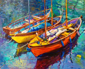 Seaside Art Boats