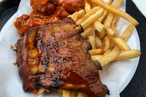 ribs buffalo chicken and chips