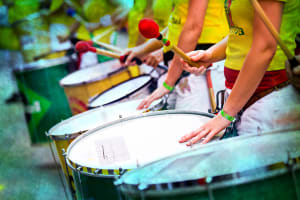 Samba drumming