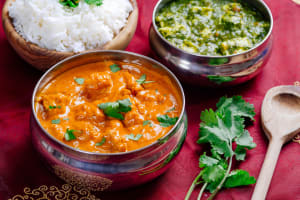 Delicious looking curries
