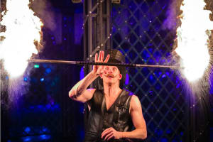 Neo - Victorian Fantasy Christmas Party - fire breather
