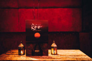 Madame Koo table and menu