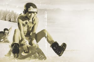 Naked Sledding Championship