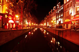 A tour of Amsterdam Red light district