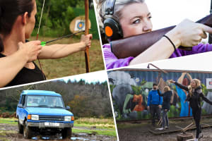 Blind 4x4 Driving, Clays, Axe Throwing & Archery hen