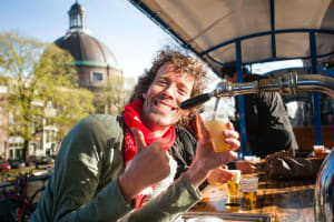stag group beer bike Amsterdam
