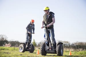 Stag group on segways