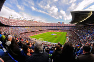 *EDITORIAL USE*  A general view of the Camp Nou Stadium, Barcelona