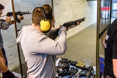 Budapest shooting range stag