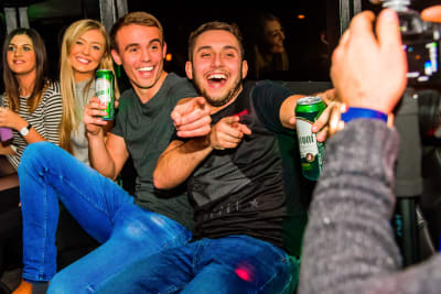Budapest Party Bus Laughing Chillisauce Staff