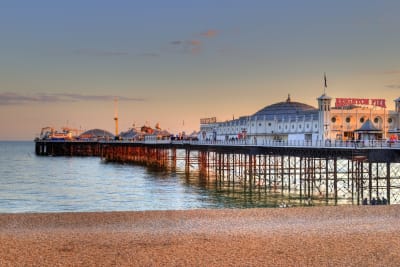 Brighton pier on a summer day