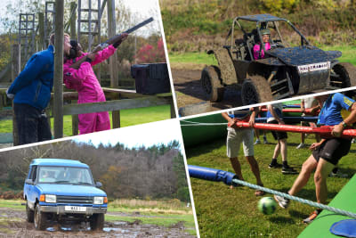 Rage Buggies, Blind Driving, Clays & Human Table Football