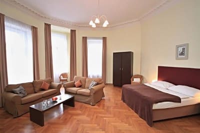 River View Grande Residence_Living room_bedroom_Prague