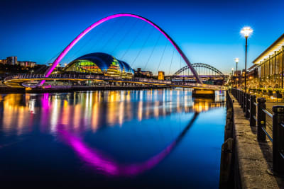 Newcastle at night