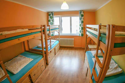 patio hostel - dorm room