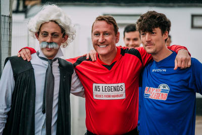 Play with a legend Ray Parlour