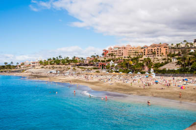Tenerife beach sunny weather
