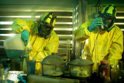Cocktail making Breaking bad theme