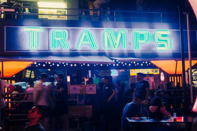 Tramps nightclub - exterior